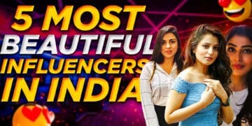 5 most beautiful influencers in India