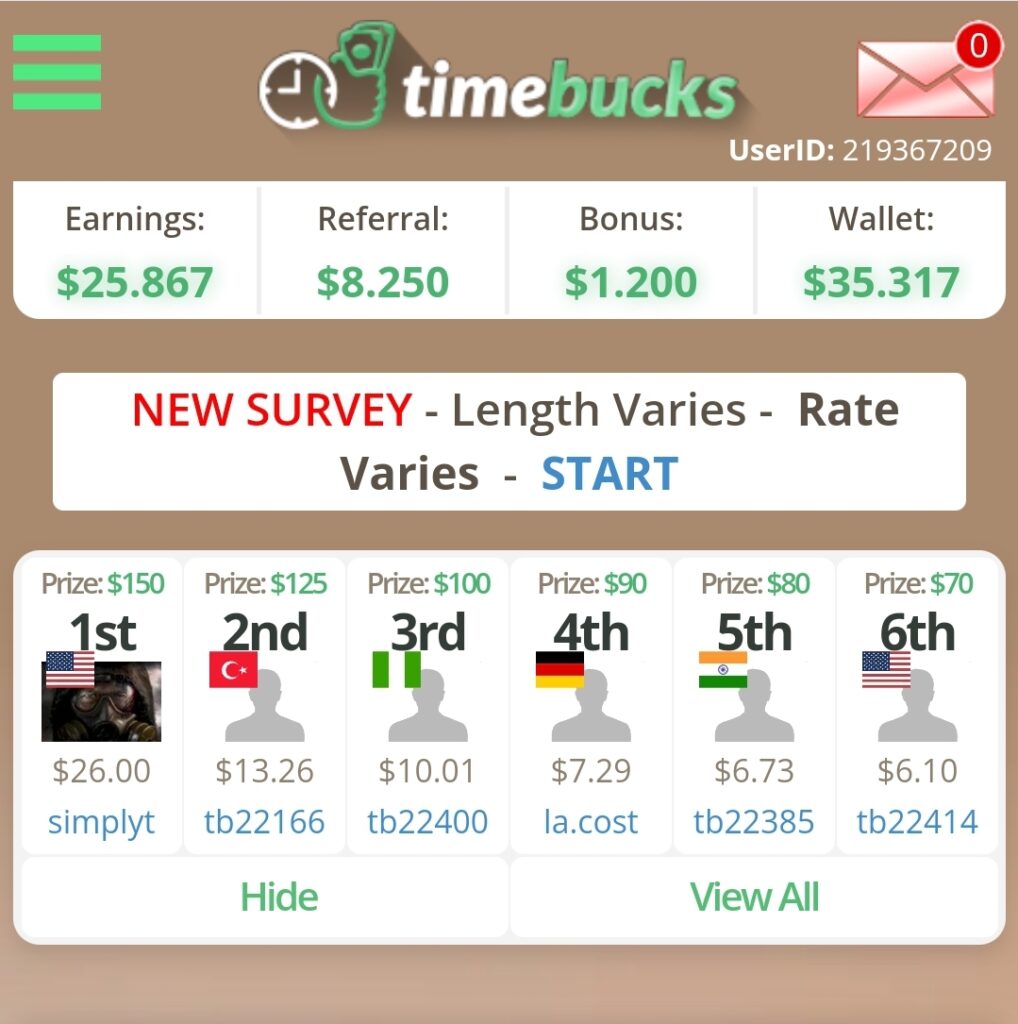 Timebucks the best online earning website