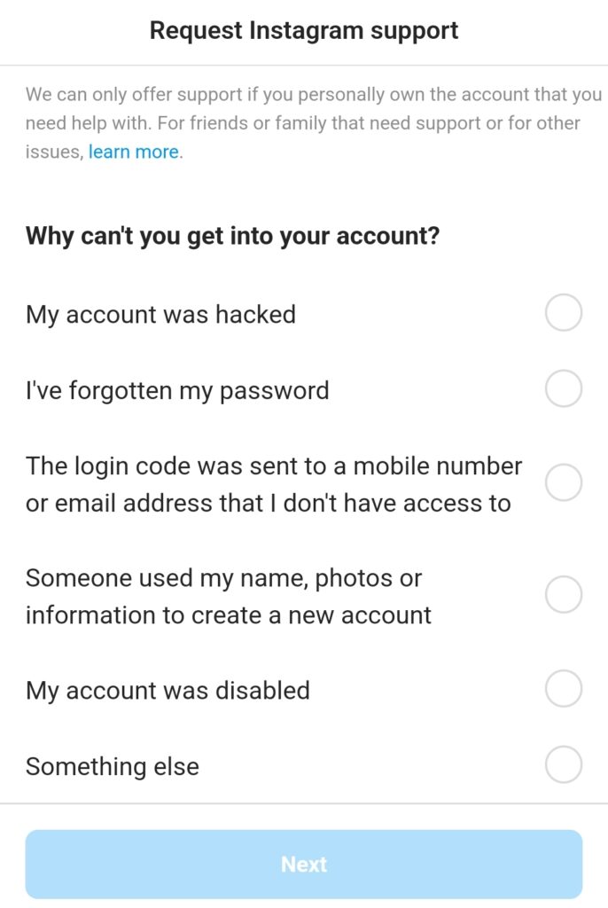 Recover Instagram Hacked Account