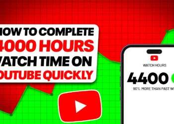 How to Complete 4000 Hours Watch Time on Youtube Quickly