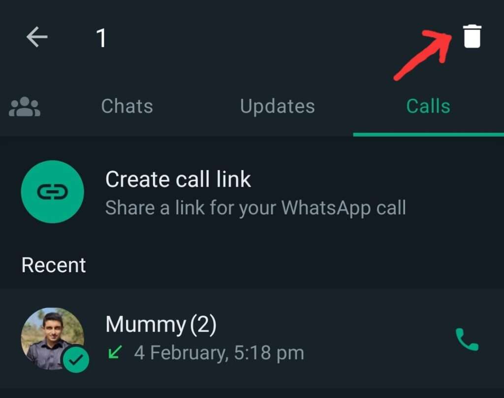 How To Delete Whatsapp Calls?