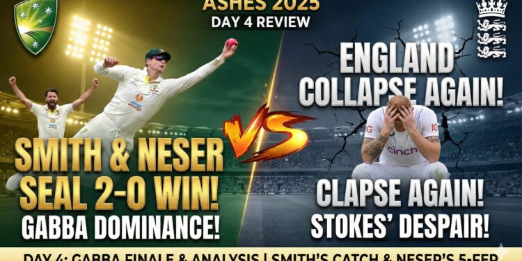 Ashes 2025: Australia Doubles Down! Smith and Neser Seal Emphatic 2-0 Lead at the Gabba