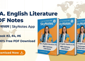 MGSU B A English Literature SEM-II, IV & VI Notes | SkyNotes
