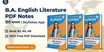 MGSU B A English Literature SEM-II, IV & VI Notes | SkyNotes