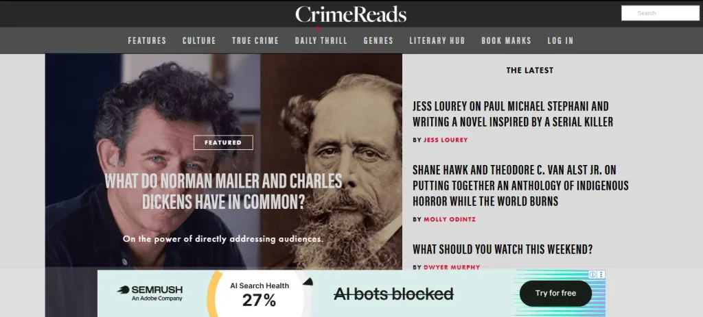 Top 5 Mind Bending Murder Mystery & Crime Stories Websites to Read Online