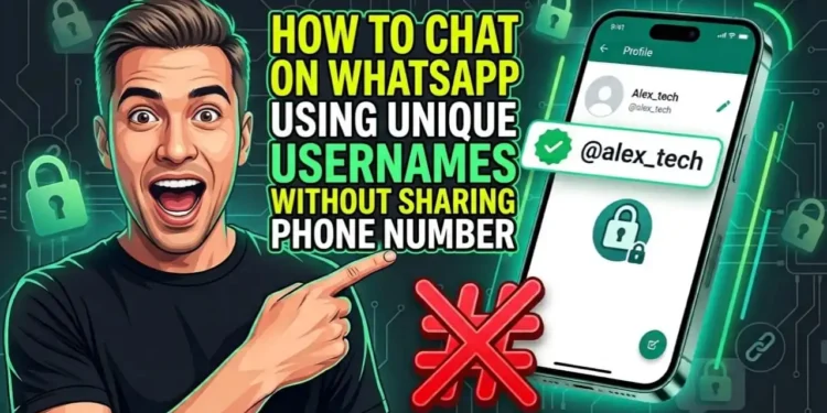 How to Chat on WhatsApp Using Unique Usernames Without Sharing Phone Number